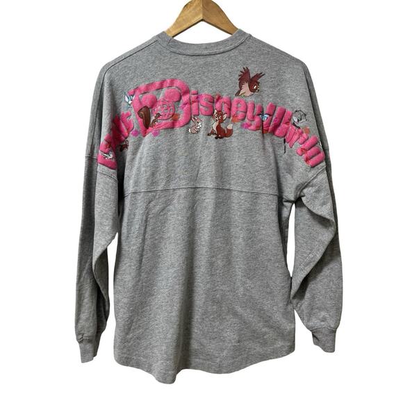 Disney Tops - Walt Disney World Critters Woodland Friends Birds‎ Spirit Jersey Size XS Gray